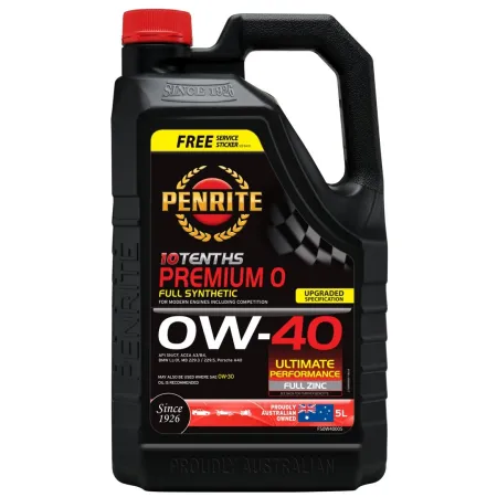 Olej silnikowy Penrite 10 Tenths Premium 0 0W-40 Full Synthetic 5L