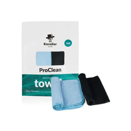 KAVALIER ProClean Microfiber Towel - Glass Gleamers Set 2pack