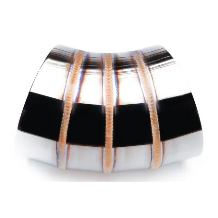 Spawane kolanko nierdzewne 45' 54mm welding porn