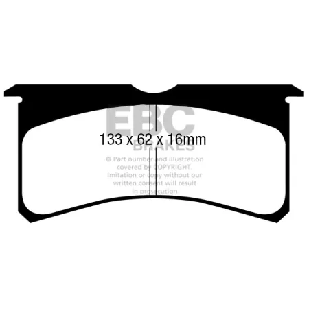 DP8037RP1 Sportowe klocki hamulcowe RP-1 Racing EBC Brakes