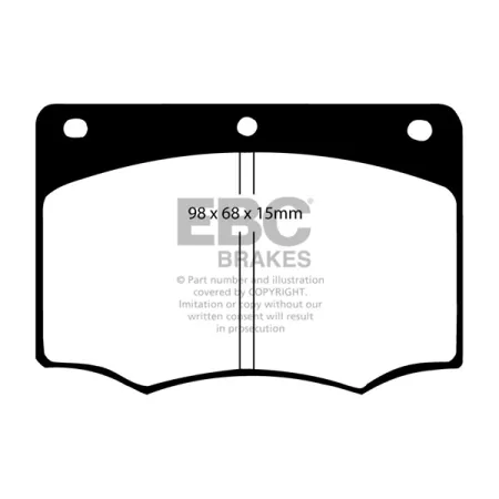 DP296 Klocki hamulcowe ULTIMAX2 EBC Brakes Ford Ford COMMERCIAL GINETTA G20 Cortina Mk3 Estate Granada Mk2 Estate Granada Mk2 Saloon P100 PickUp