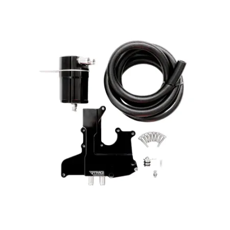 Oil Catch Can Kit Large RTMG Performance for 1.8 / 2.0 TSI - Black AN10