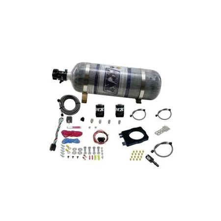 90mm Hemi Plate System (50-400Hp) with 12Lb Composite Bottle Nitrous Express NX 20990-12