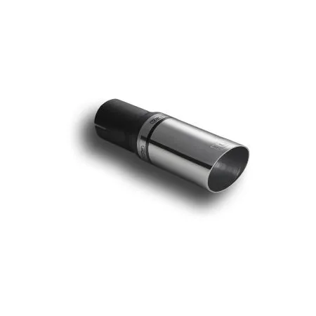 Uniwersalna końcówka tłumika okrągła 60mm długość 140mm średnica montażowa 50mm