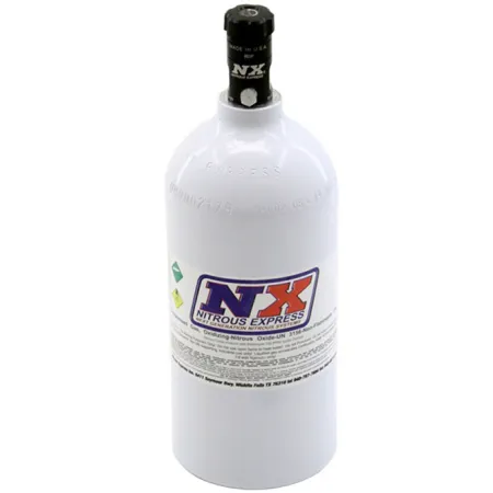 2.5Lb Bottle with Motorcycle Valve 4.38 Dia. x 12.37 Tall Nitrous Express NX 11025
