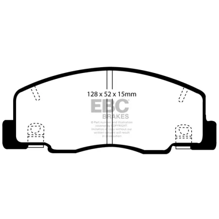 DP1204 Klocki hamulcowe ULTIMAX2 EBC Brakes Toyota Estima Lucida Previa Town Ace CR40