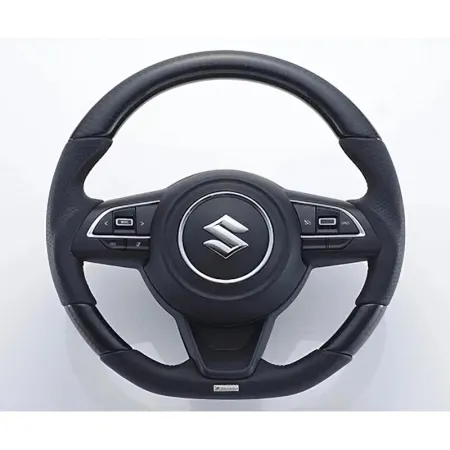 GReddy Black Carbon Steering Wheel with Red Stitch for Suzuki Swift Sport ZC33S