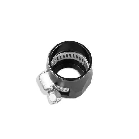 Skręcany zacisk na przewód gumowy AN6 Czarny