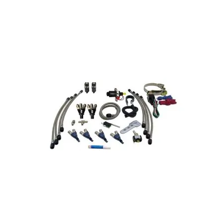 Four Cylinder Piranha System without Bottle Nitrous Express NX 60005-00P