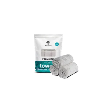 KAVALIER ProClean Microfiber Towel - SoftExtreme Plush Perfection 500 Grey 3pack
