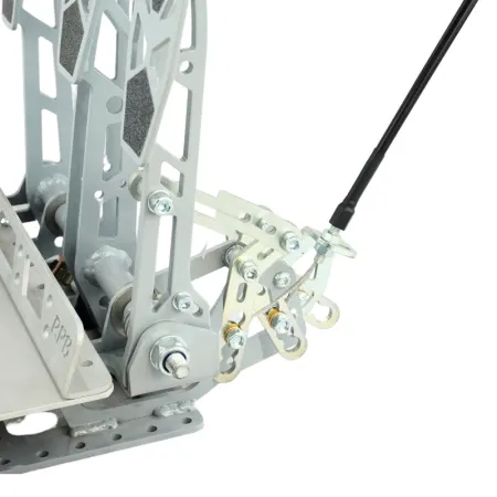 Odwrócony Pedalbox Mocowany do Podłogi z Podparciem Stopy RacingPedalBoxes - Szary