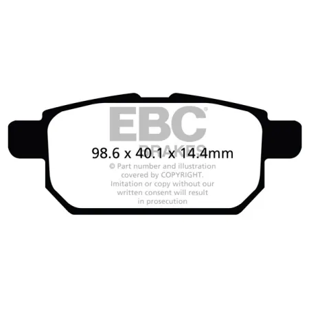 DPX2120 Klocki hamulcowe ULTIMAX2 EBC Brakes Suzuki Swift Swift SZ2 Swift SZ4 Swift Z32 Vitara SCross SX4 SCross