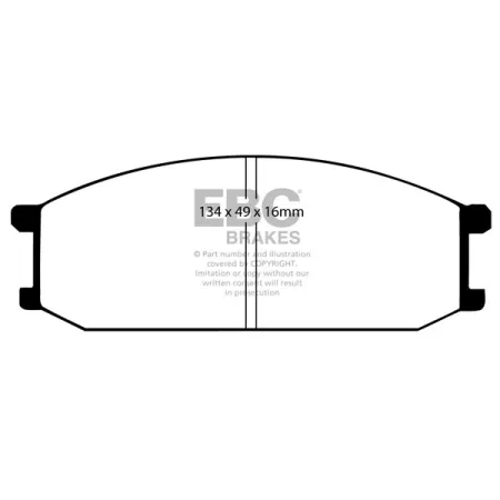 DP446 Klocki hamulcowe ULTIMAX2 EBC Brakes Mitsubishi COMMERCIAL L 30