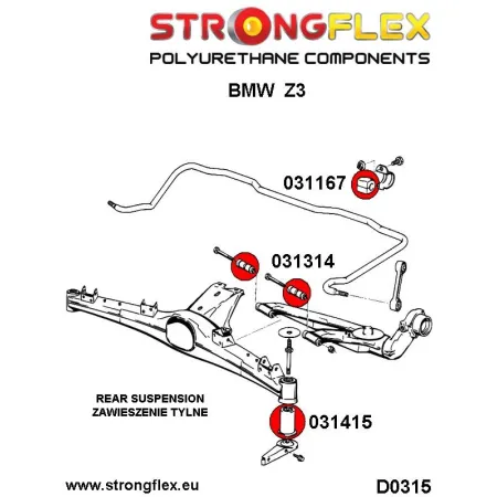 031167A: Tuleja stabilizatora tylnego SPORT BMW e24