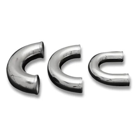 Kolanko aluminiowe 180' 16mm, 30cm