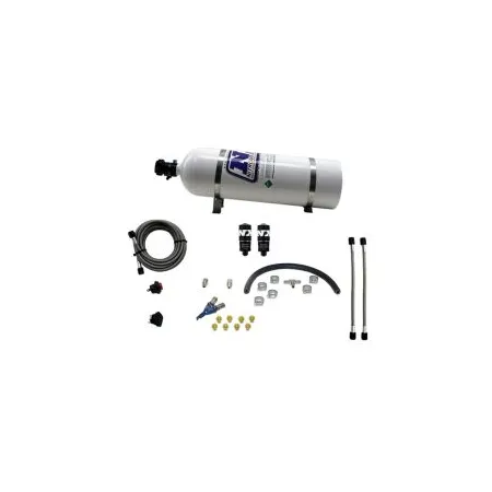 EFI Single Nozzle Piranha System 35-50-75Hp with 15Lb Bottle Nitrous Express NX 20001-15