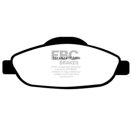 DP41978R Klocki hamulcowe YELLOWSTUFF EBC Brakes Peugeot 308 308 CC 308 SW 3008 308 SW SE