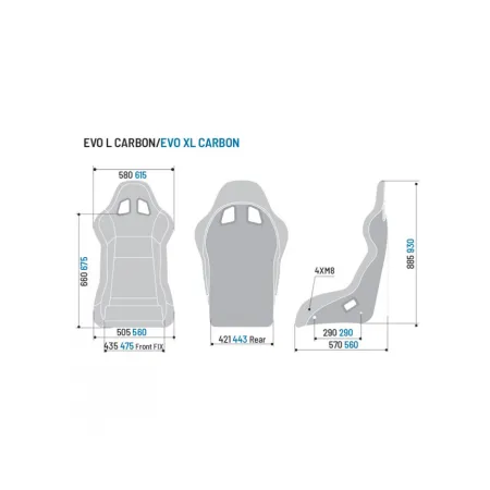 Sparco Seat Evo L Carbon FIA Approved 8855-1999 up to 2029