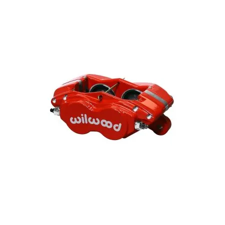 Uniwersalny zacisk hamulcowy 4 tłoczkowy Wilwood 120-13744 Forged Dynalite-M czerwony