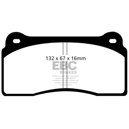DP51110NDX Klocki hamulcowe BLUESTUFF NDX EBC Brakes Aston Martin DB7 Vanquish Chrysler USA Viper SRT-10 Daimler Super V8 DE TOMASO Pantera 90 Si Dodg