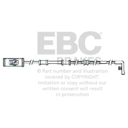 EFA113 Czujnik zużycia klocków hamulcowych EBC Brakes Opel Vectra VAUXHALL Vectra