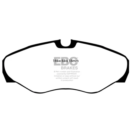 DP1393 Klocki hamulcowe ULTIMAX2 EBC Brakes Nissan COMMERCIAL Primastar Opel Vivaro Vivaro Life Renault Trafic CPV Renault COMMERCIAL Trafic VAUXHALL