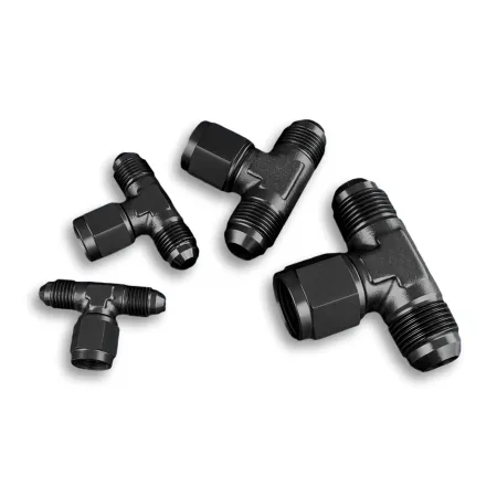 Trójnik męski/żeński/męski AN10/AN10/AN10 Czarny