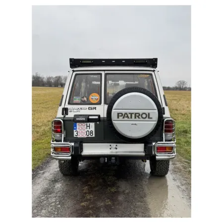 Aluminiowy bagażnik dachowy z oświetleniem wstecznym typ long IOD Performance for Nissan Patrol Y60 LWB