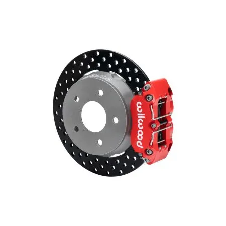 Wilwood 140-17735-DR NDPR Tylni zestaw hamulcowy UTV Wiercony Czerwony Polaris RZR