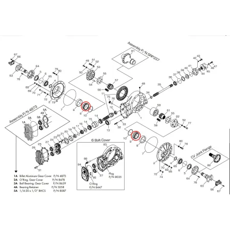 Winters Stożek łożyska, dyferencjał 7358