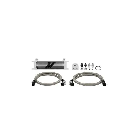 Mishimoto Universal 10 Row Oil Cooler Kit Silver