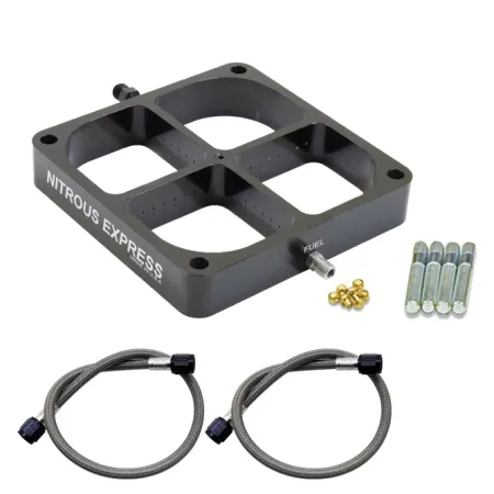 Single Entry Crossbar Plate 8500 Based Throttle Body Plate Conversion Nitrous Express NX NX639