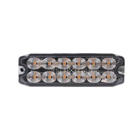 Lampa Ostrzegawcza Kogut LED Purelux Strobe Ultra Slim 12V 24V 111mm 15W