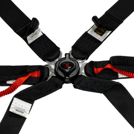 DriftShop ExtraBalls 6 Point Harness Black FIA Approved 8853