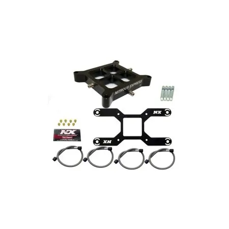 Dual Stage Billet Crossbar Plate Convesion 4150 Flange 100-1000Hp Nitrous Express NX NX642