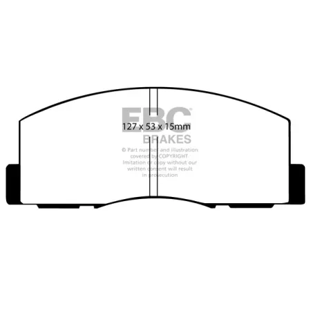 DP461 Klocki hamulcowe ULTIMAX2 EBC Brakes Mitsubishi Chariot Colt Cordia Galant Lancer Lancer Saloon Lancer Estate Mirage Space Wagon Tredia Colt GTi