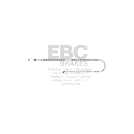 EFA135 Czujnik zużycia klocków hamulcowych EBC Brakes BMW 3 Series xDrive E90 325 3 Series xDrive E90 330 3 Series xDrive E90 335 3 Series xDrive E91