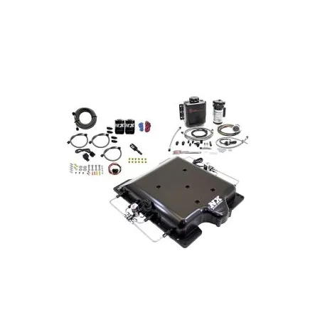 Billet Supercharger Lid with Integrated Nitrous and Water/Methanol without Bottle for Dodge Hellcat / Demon Nitrous Express NX 20972BMF-00