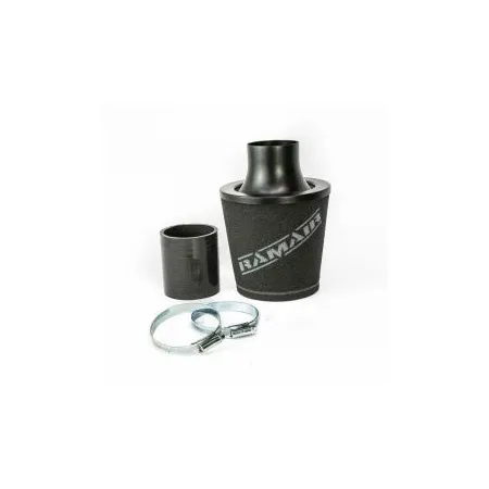 Uniwersalny stożkowy filtr powietrza aluminium Ramair JS-105-BK-KIT 70mm