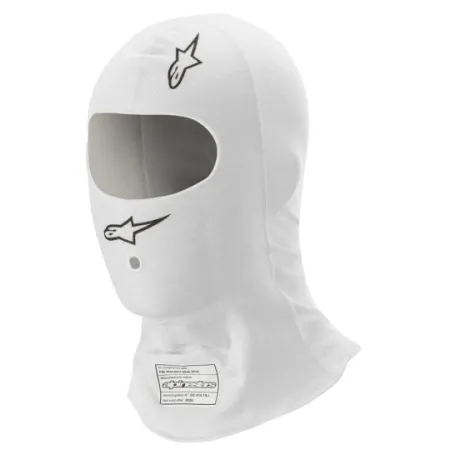 Alpinestars Race Balaclava V3 S/M White FIA and SFI Approved