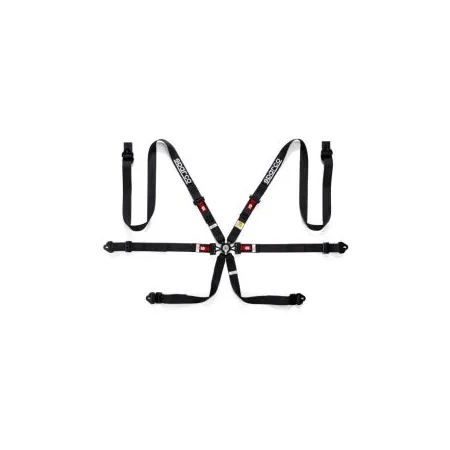 Sparco Harness 6-Points 2" Black FIA Approved 8853-2016 up to 2029