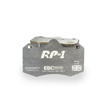 DP8036RP1 Sportowe klocki hamulcowe RP-1 Racing EBC Brakes Lotus Evora Exige Series 3 MORGAN Aero 8 NOBLE M12 Renault Clio Mk2 Seat Ibiza 6L TVR Cerbe