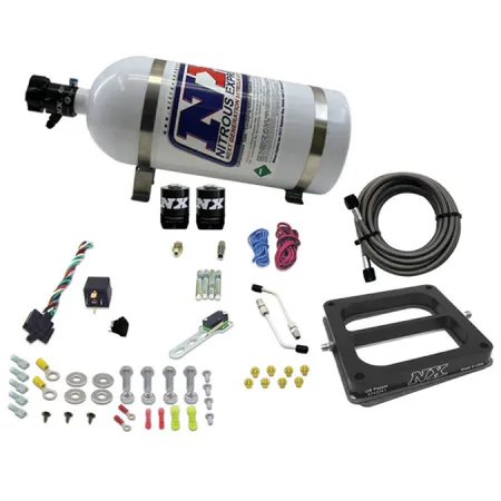 4500 Conventional Plate System Gasoline Stage 6 50-300Hp with 10Lb Bottle Nitrous Express NX 30070-10