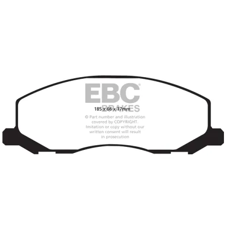 DP42015R Klocki hamulcowe YELLOWSTUFF EBC Brakes Opel Insignia Saab VAUXHALL Insignia Saab 9/5 XWD 9/5 9|5