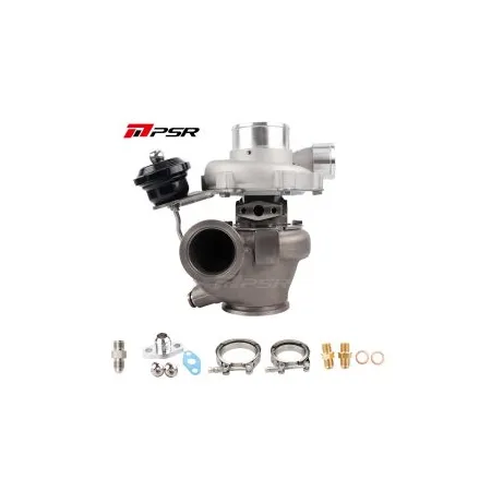 Turbosprężarka Pulsar PSR 2867 Gen2 .72 2.5" V-Band wlot 5 Bolt wylot Billet 15psi Łożyska kulkowe