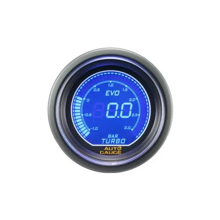 Wskaźnik New Auto Gauge Ciśnienie Doładowania EVO BOOST