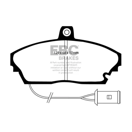 DP643 Klocki hamulcowe ULTIMAX2 EBC Brakes Rover 800 TATA Indica Loadbeta Safari TL