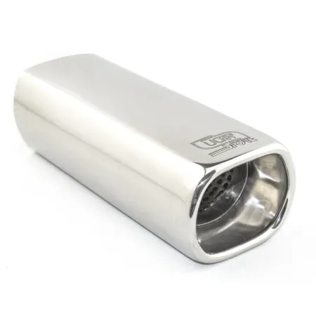 Uniwersalna końcówka tłumika prostokątna 80×65mm długość 200mm