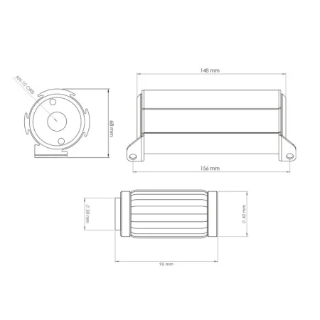 Nuke Performance Filtr Paliwa 10 mikronów AN-10 - Wkład Ze Stali Nierdzewnej