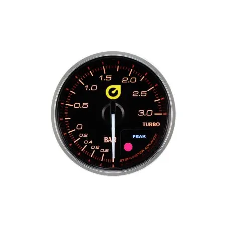 Wskaźnik New Auto Gauge Boost 60mm bursztynowy